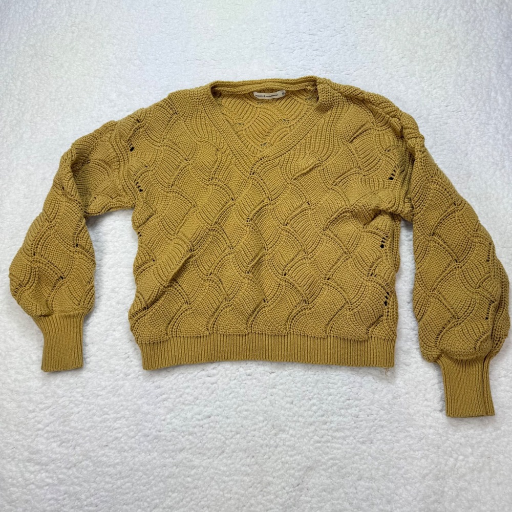 Moon & Madison Mustard Curry Sweater